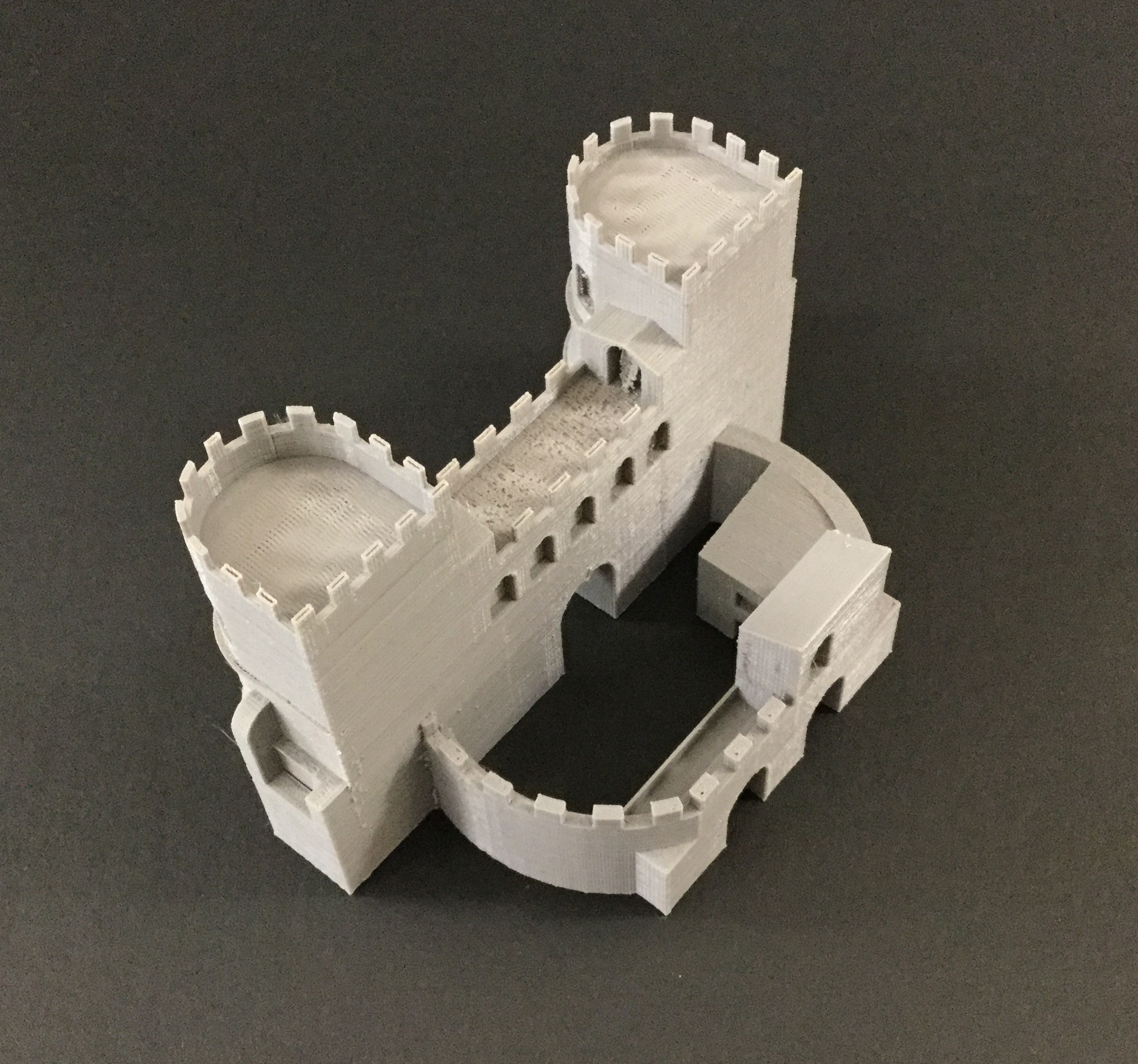 Gothic castle 3D model manufactured Veronica Fischer