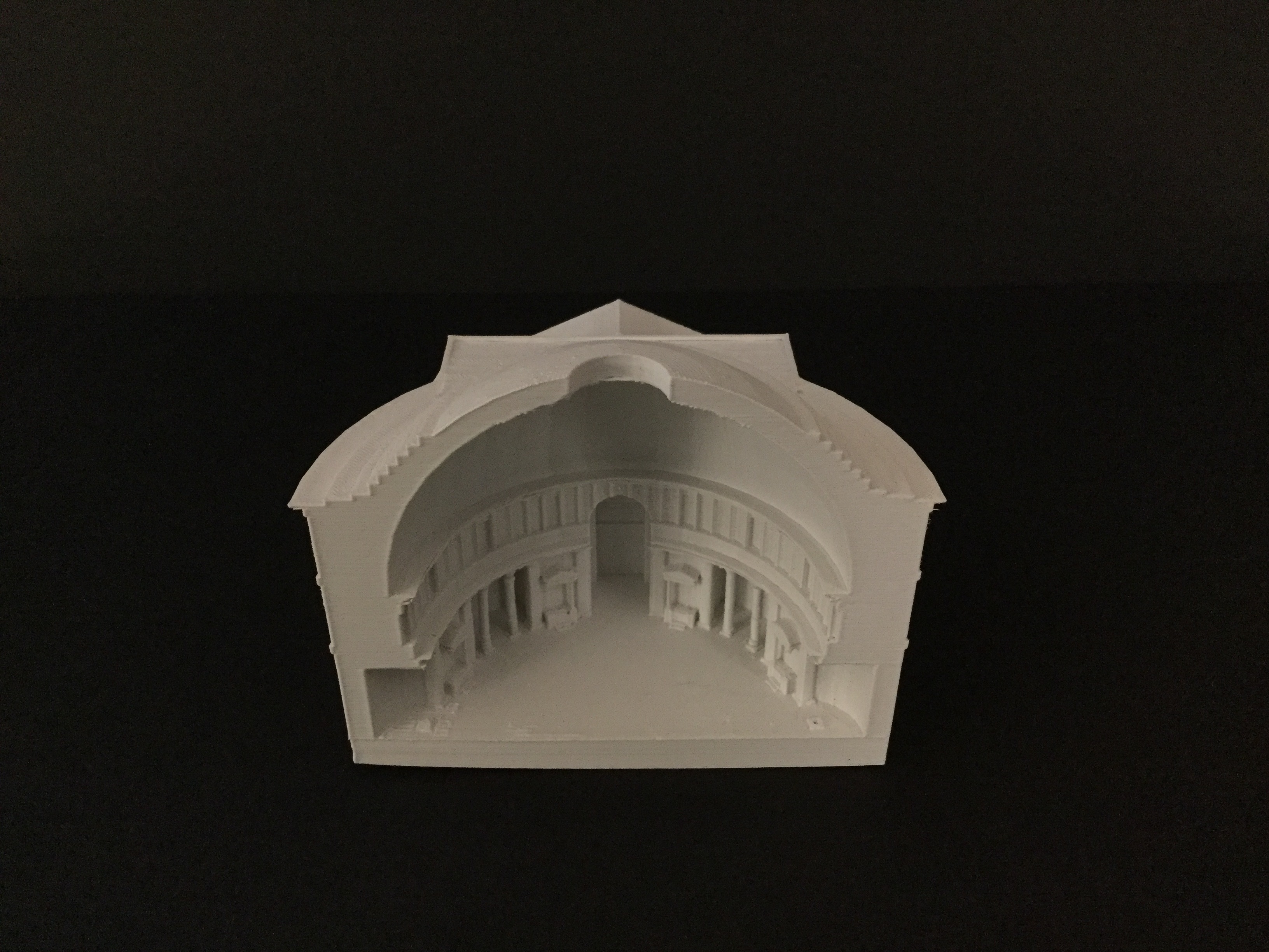 Pantheon 3D model manufactured Victor Piechowiak