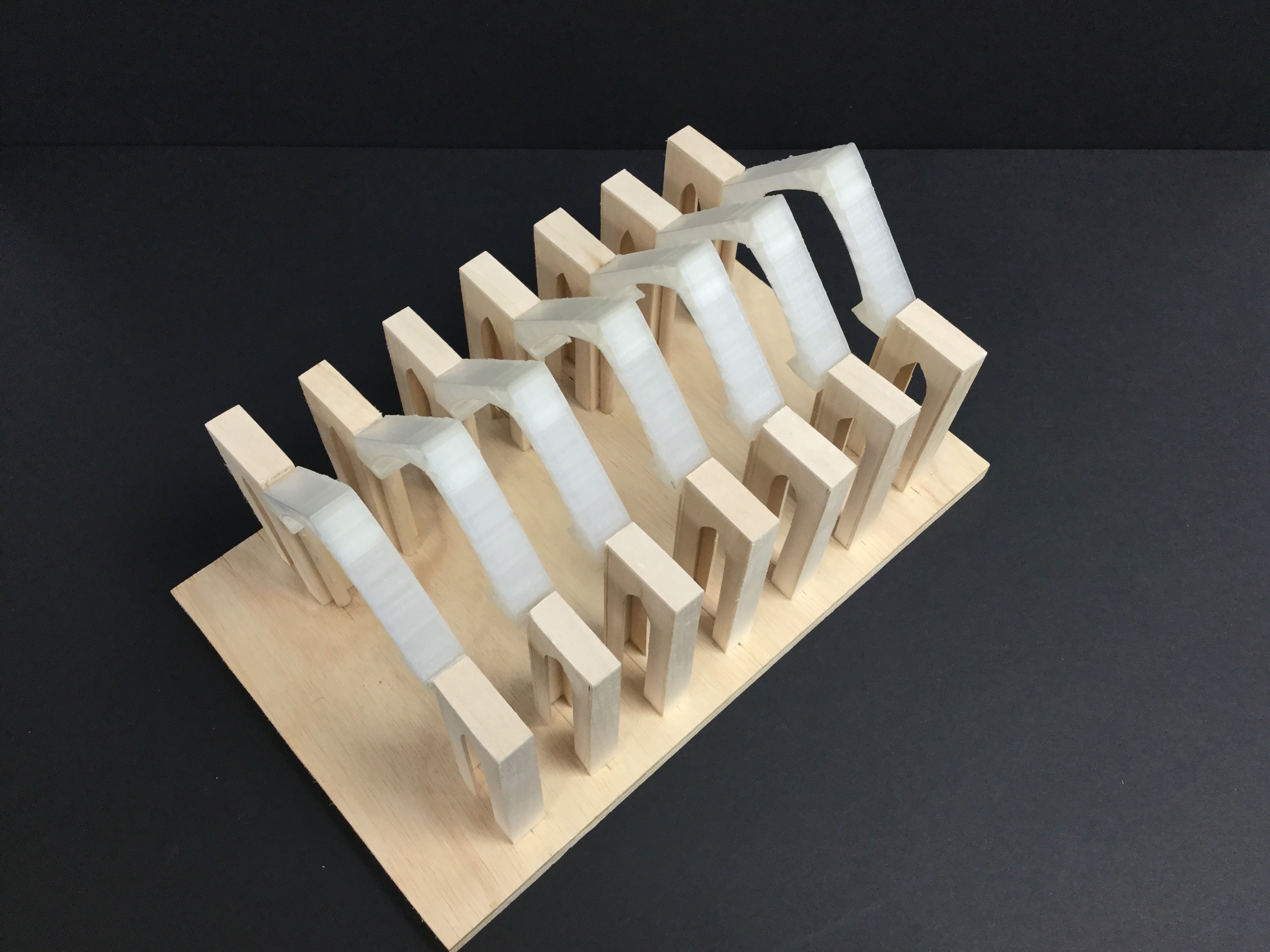 Framing model Loyola Academy's first effort with 3D model
